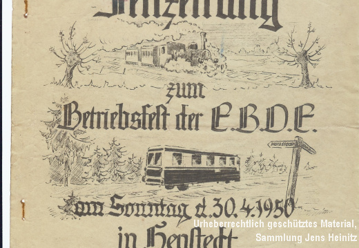 EBOE Festschrift 1950 - Dieses Album anzeigen EBOE Festschrift 1950